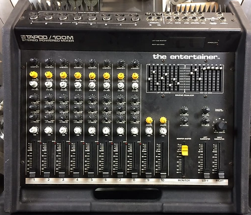USED - EV Tapco The Entertainer Stereo Powered 10 ch Mixer