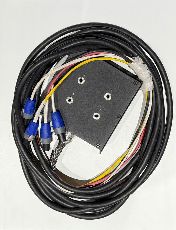 USED - 30FT 4 Channel Speaker Snake - 14 gauge (1/4IN TO SPEAKON)