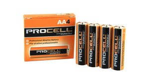 Procell AAA alkaline batteries - 4 PCK