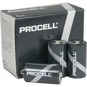 Procell C alkaline batteries - 12 PCK